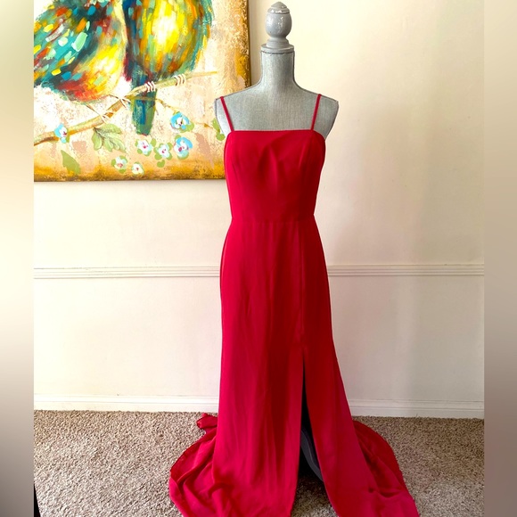 JJsHOUSE CINNAMON ROSE FLOOR-LENGTH SPECIAL OCCASION DRESS PLUS SIZE 14 🌟NWT🌟 - Picture 1 of 16